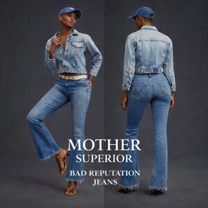 MOTHER The Insider Crop Step Fray “Bad Reputation” Jeans · Size 25